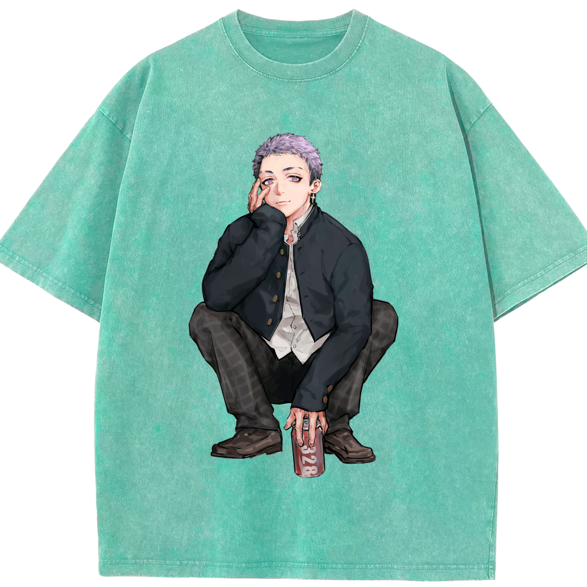 （画像用） 東京リベンジャーズ Tokyo Revengers 綿100% ヴィンテージ風 半袖Tシャツ（フロントプリント）